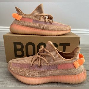 2019 Men's ADIDAS Yeezy Boost 350 V2 Clay EG7490 Clay Size 12 NEW DS
